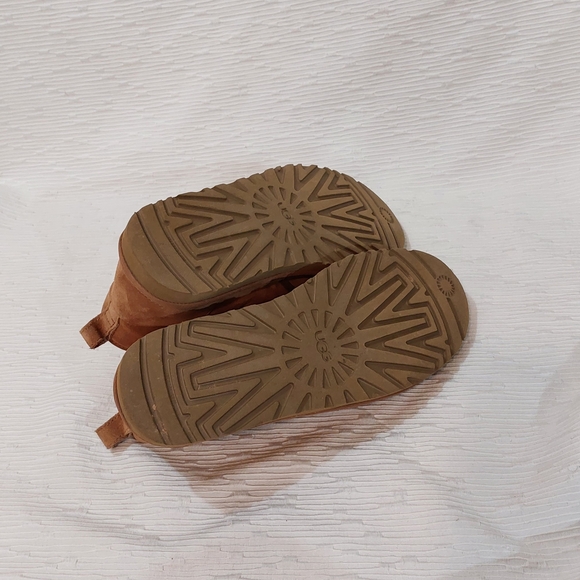 UGG Men's Tan Suede Neumel Lace Up Shoes Size 13 - Picture 6 of 11